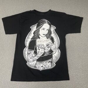 Vintage Rebel 8 rebel eight T Shirt tattoo girl daddy's girl Joshy mens medium